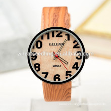 2015 new hot vintage watch wood watch leather